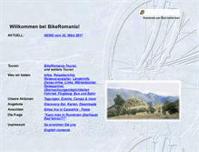 Tablet Screenshot of bikeromania.de